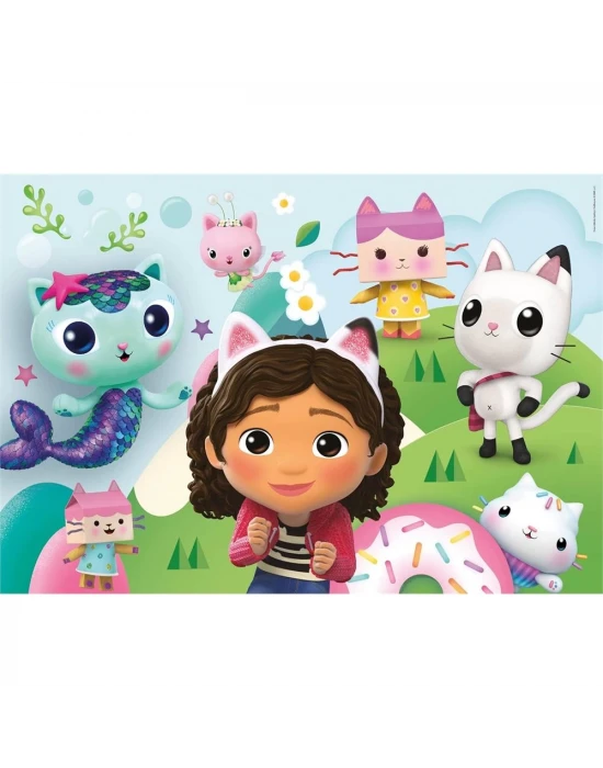 Clementoni Gabbys Dollhouse Puzzle 2x60 Parça 24804