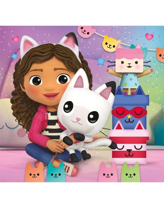 Clementoni Gabbys Dollhouse Puzzle 3x48 Parça 25295