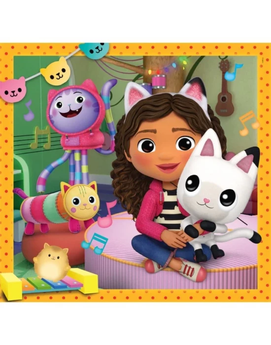 Clementoni Gabbys Dollhouse Puzzle 3x48 Parça 25300