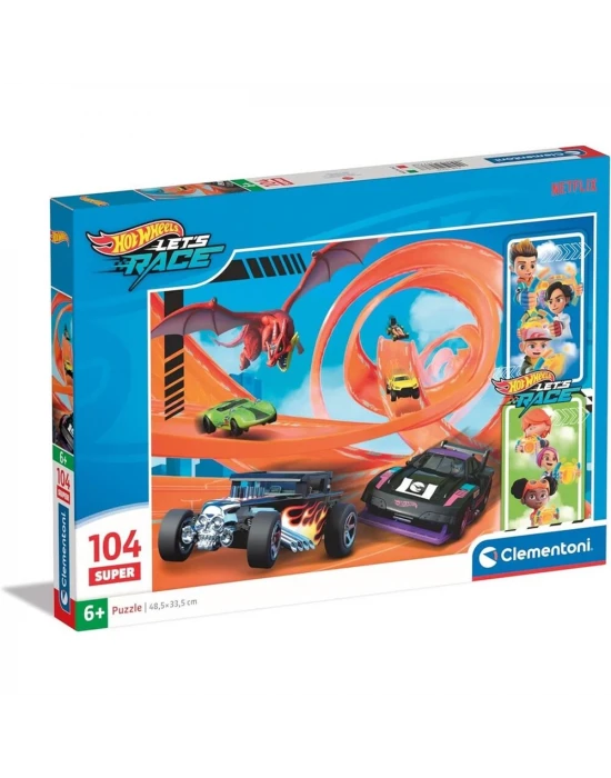 Clementoni Hot Wheels Lets Race Puzzle 104 Parça 25776