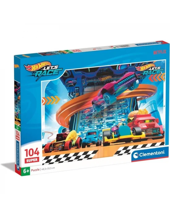 Clementoni Hot Wheels Lets Race Puzzle 104 Parça 25777