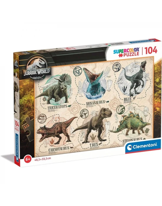 Clementoni Jurassic World Puzzle 104 Parça 27179