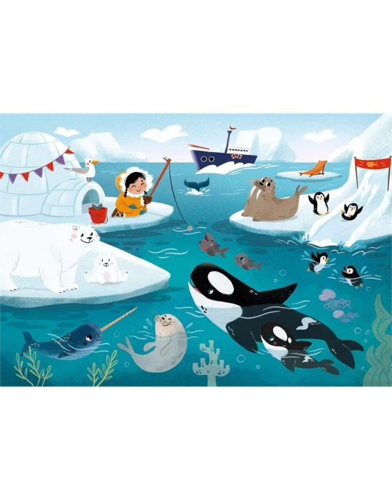 Clementoni Life at Sea Puzzle 2x60 Parça 24817