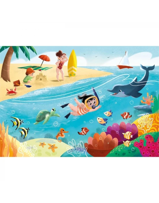 Clementoni Life at Sea Puzzle 2x60 Parça 24817
