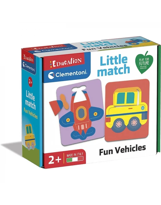 Clementoni Little Match Puzzle - Eğlenceli Araçlar