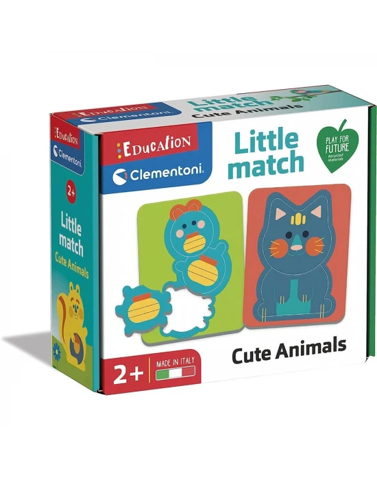 Clementoni Little Match Puzzle - Sevimli Hayvanlar