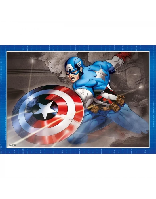 Clementoni Marvel Avengers 4 in 1 Puzzle 72 Parça 21525