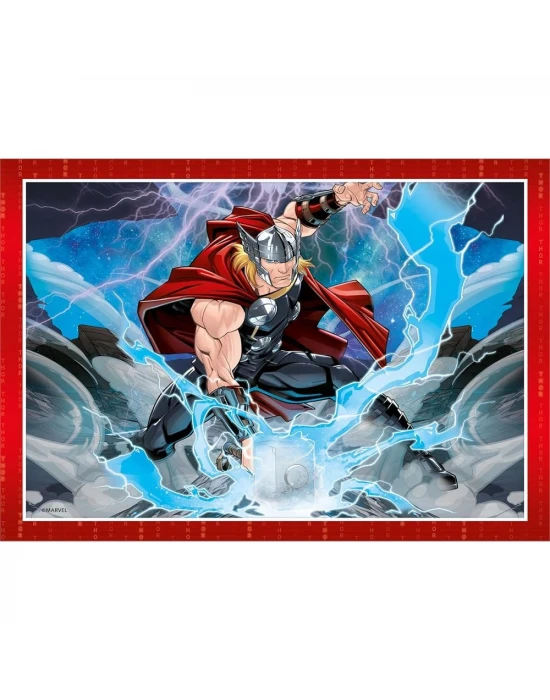 Clementoni Marvel Avengers 4 in 1 Puzzle 72 Parça 21525