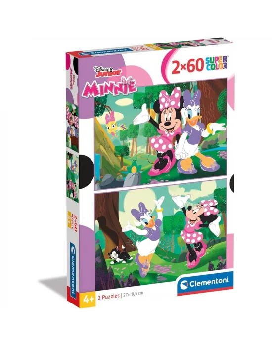 Clementoni Minnie Puzzle 2x60 Parça 24815