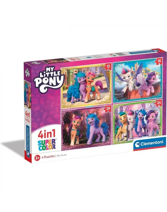 Clementoni My Little Pony Puzzle 4 in 1 72 Parça 21519