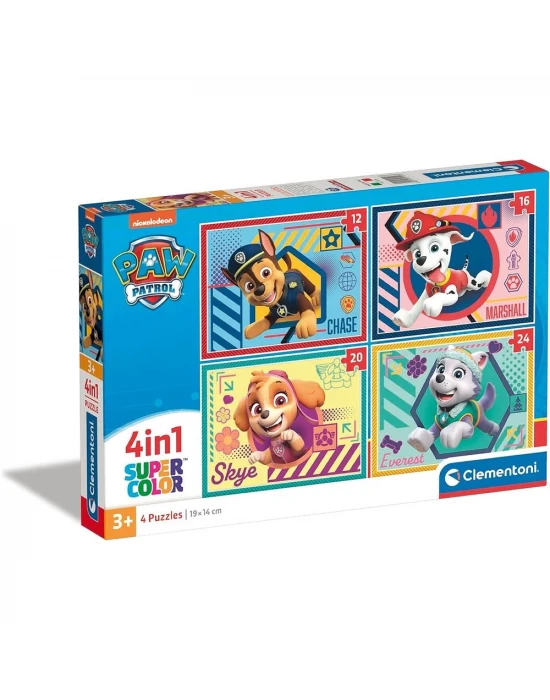 Clementoni Paw Patrol 4 in 1 Puzzle 72 Parça 21526