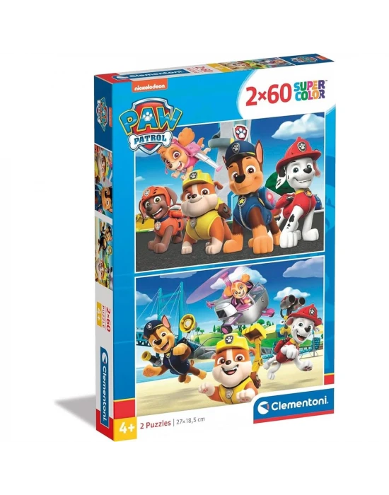 Clementoni Paw Patrol Puzzle 2x60 Parça 21623