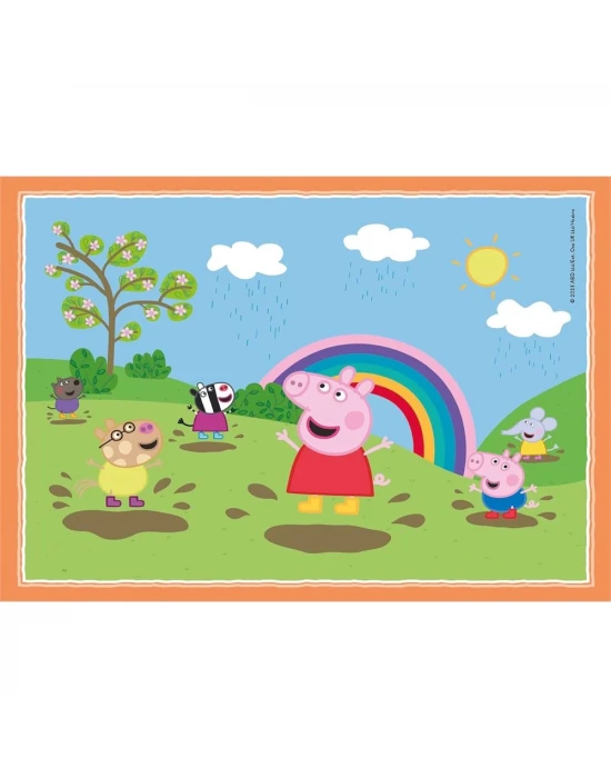 Clementoni Peppa Pig 4 in 1 Puzzle 72 Parça 21516