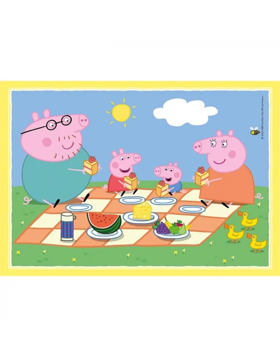 Clementoni Peppa Pig 4 in 1 Puzzle 72 Parça 21516