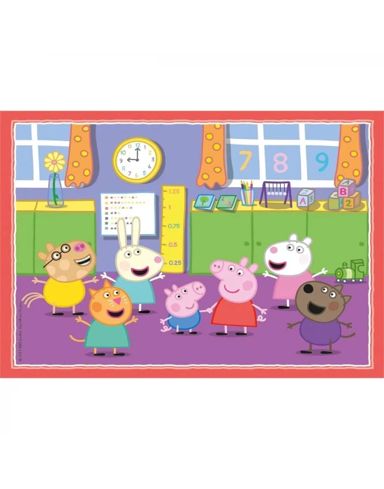 Clementoni Peppa Pig 4 in 1 Puzzle 72 Parça 21516