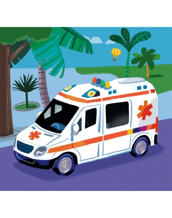 Clementoni Rescue Vehicles Puzzle 3x48 Parça 25318