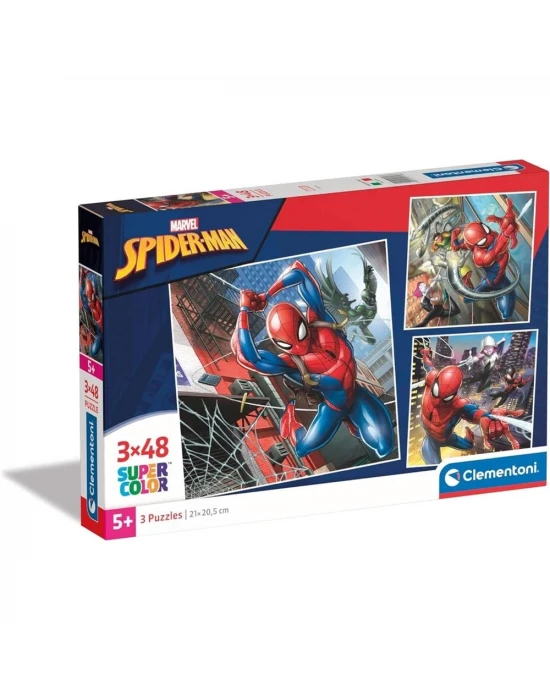 Clementoni Spider-Man Puzzle 3x48 Parça 25316