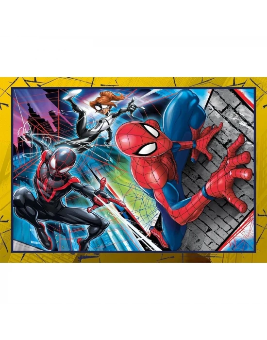 Clementoni Spider-Man Puzzle 4 in 1 72 Parça 21515
