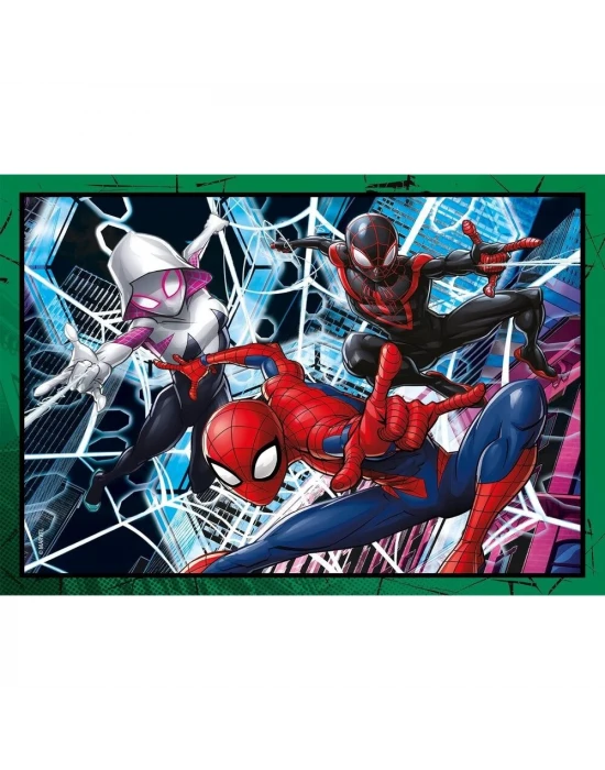 Clementoni Spider-Man Puzzle 4 in 1 72 Parça 21515