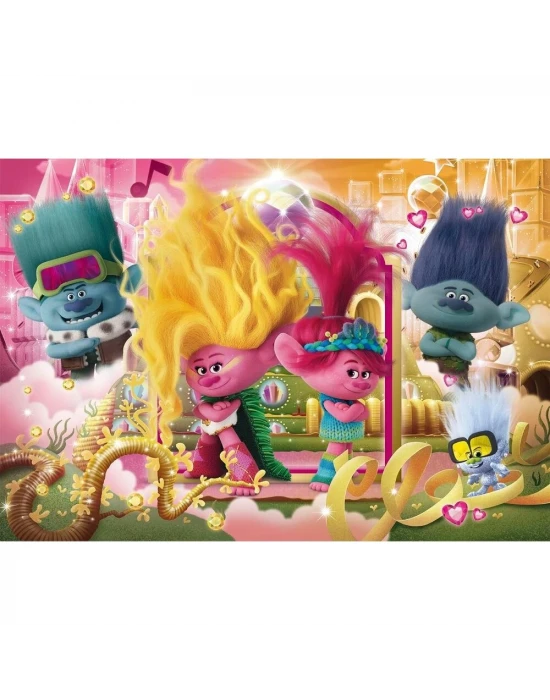 Clementoni Trolls Puzzle 104 Parça 27268