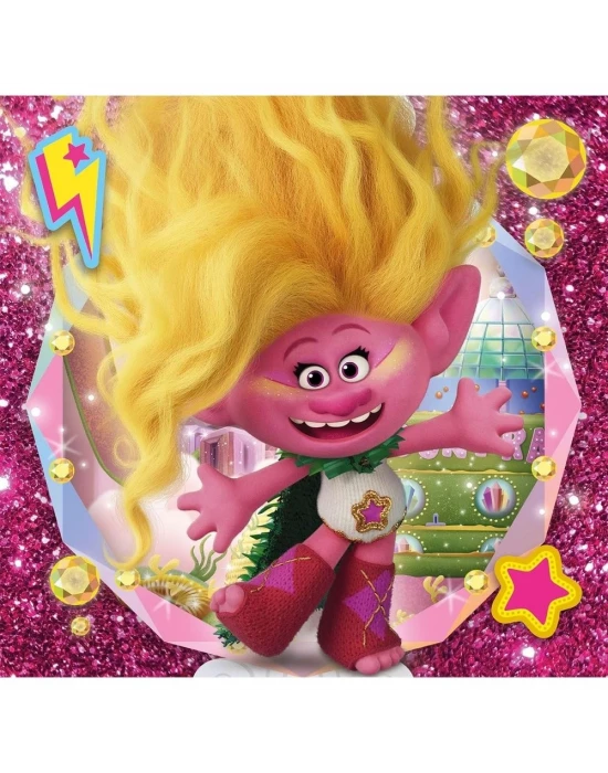 Clementoni Trolls Puzzle 3x48 Parça 25292