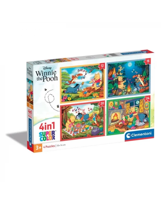 Clementoni Winnie The Pooh Puzzle 4 in 1 21514