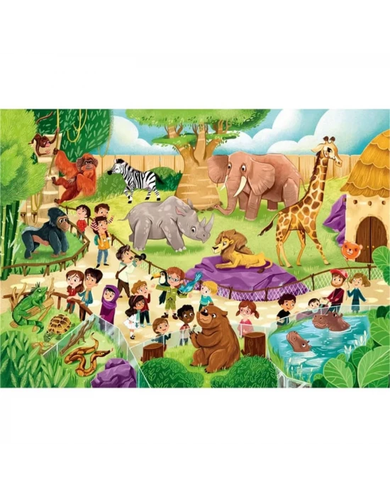 Clementoni Zoo Puzzle 2x60 Parça 21603