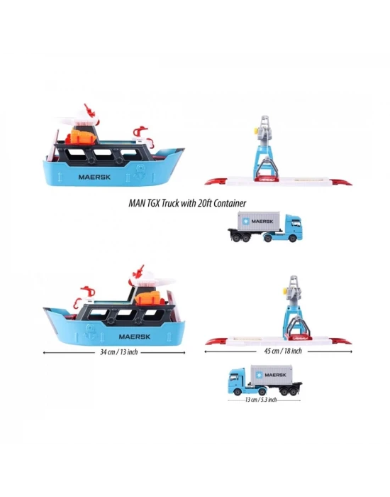 Creatix MAERSK Yük Gemisi Oyun Seti 212050039