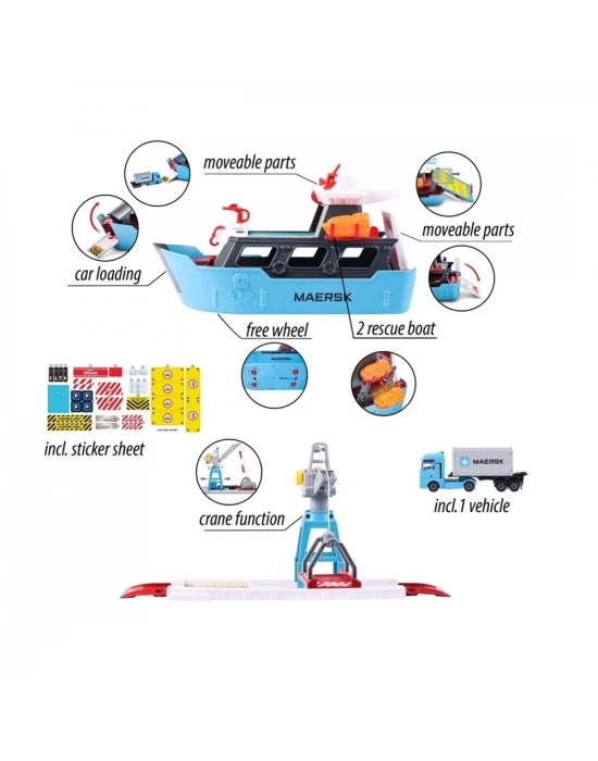 Creatix MAERSK Yük Gemisi Oyun Seti 212050039
