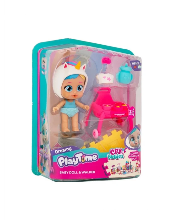 Cry Babies Play Time Mini Bebek ve Yürüteç