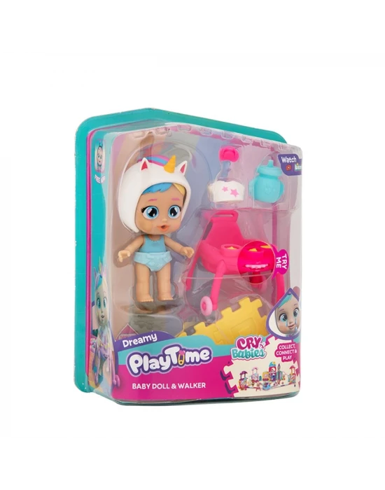 Cry Babies PlayTime Mini Dreamy Bebek ve Yürüteç Oyun Seti 923218