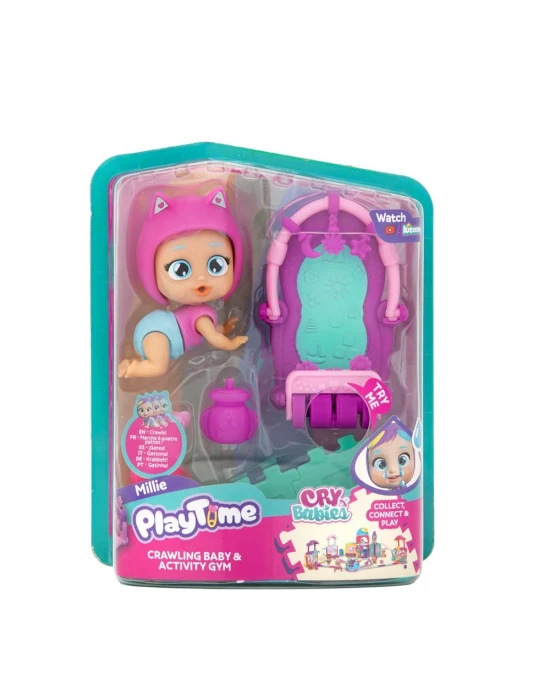 Cry Babies PlayTime Mini Millie Bebek ve Gym Oyun Seti 923270