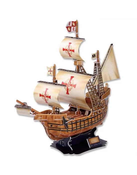 Cubic Fun 3D 113 Parça Puzzle Santa Maria Gemisi