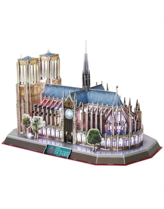 Cubic Fun 3D 149 Parça Led Puzzle Notre Dame Kilisesi - Fransa(Le