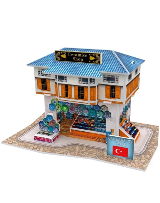 Cubic Fun 3D 25 Parça Puzzle Türk Seramik Mağazası