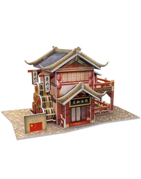 Cubic Fun 3D 29 Parça Puzzle Çin Tavernası