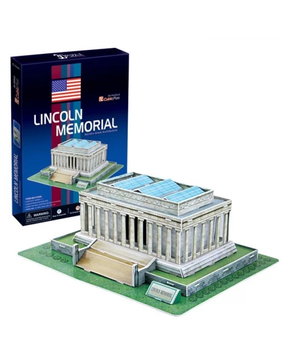 Cubic Fun 3D 41 parça 3D Puzzle Lincoln Memorial (Anıtı)