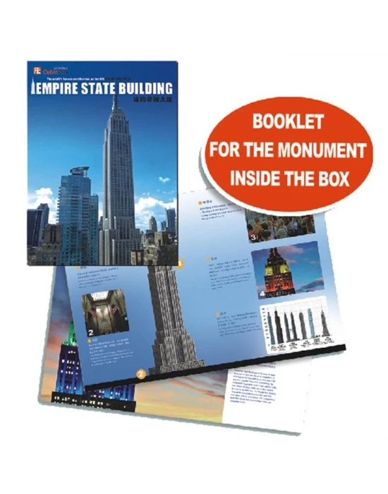 Cubic Fun 3D 55 Parça Puzzle Empire State Binası - ABD