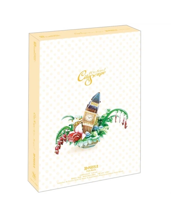 Cubic Fun 3D 74 Parça Puzzle Londra Şehir Kompozisyonu