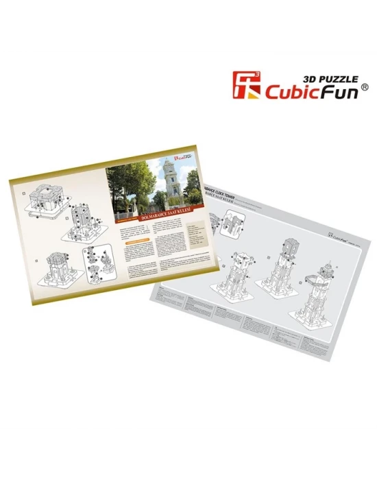 Cubic Fun 3D 93 Parça Puzzle Dolmabahçe Saat Kulesi