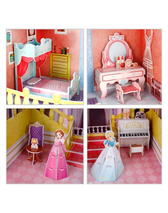 Cubic Fun 81 Parça Puzzle Fairytale Castle