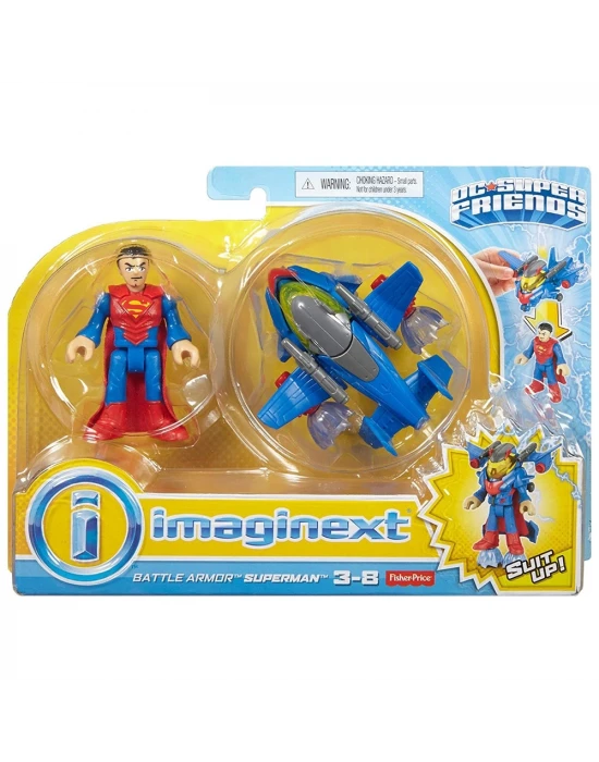 DC Super Friends Battle Armor Süperman Oyun Seti