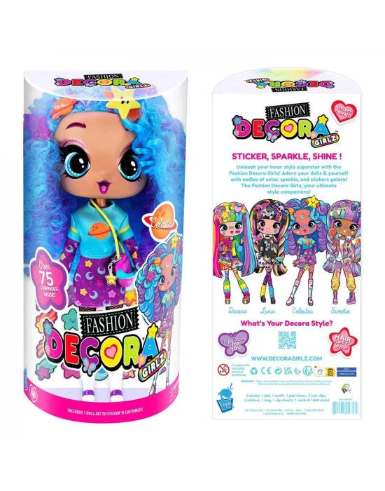 Decora Girlz Büyük Moda Bebek 28 cm - Celestia