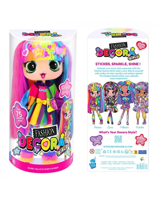 Decora Girlz Büyük Moda Bebek 28 cm - Decora