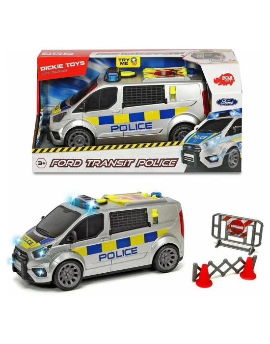 Dickie Toys Ford Transit Polisi 28 cm-3715013