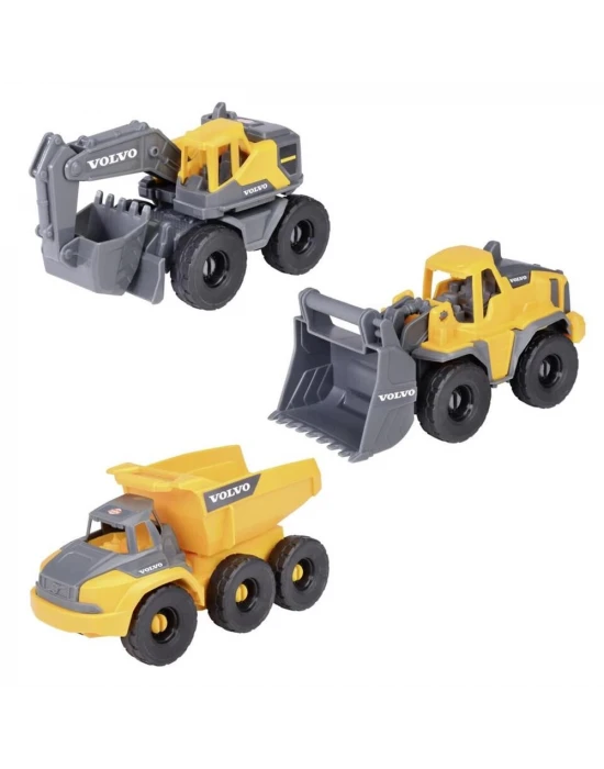 Dickie Toys Volvo İnşaat Araçları Seti 203722015