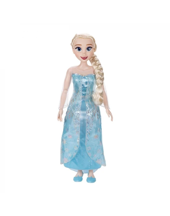 Disney Frozen 81 cm Dev Çocuk Boyu Elsa Moda Bebeği 24047