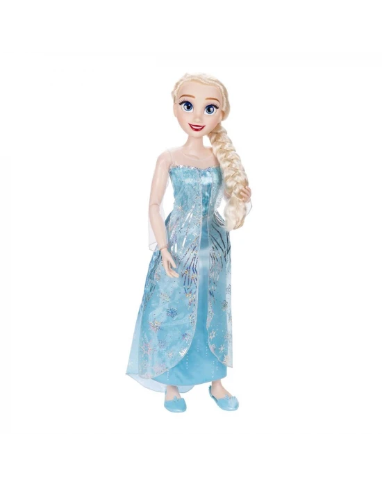 Disney Frozen 81 cm Dev Çocuk Boyu Elsa Moda Bebeği 24047