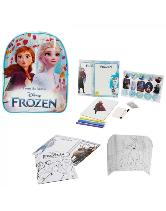 Disney Frozen Sırt Çantalı Boyama ve Çizim Seti 92925