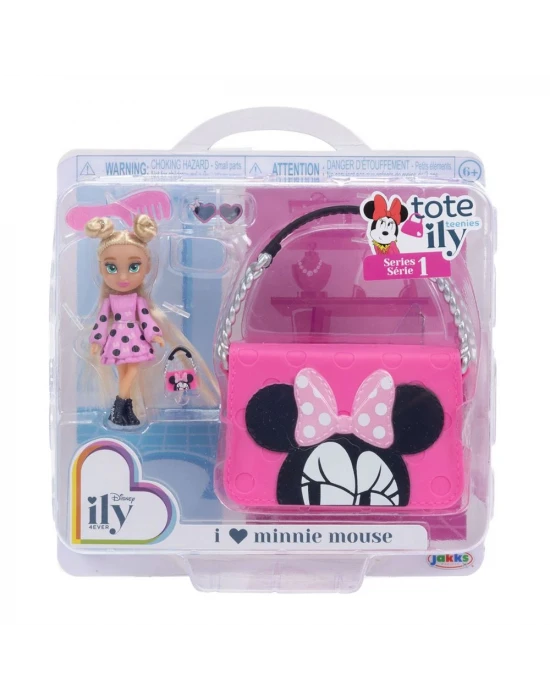Disney ily 4ever Çanta Bebek Aksesuar Seti - Minnie Pembe
